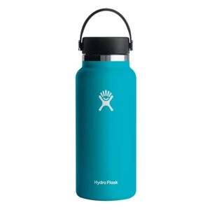 Hydro Flask Wide Mouth Flex Cap Water Bottle (32oz/Teal Blue)